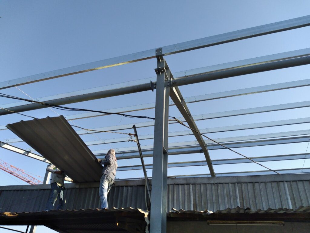 khung thép tiền chế