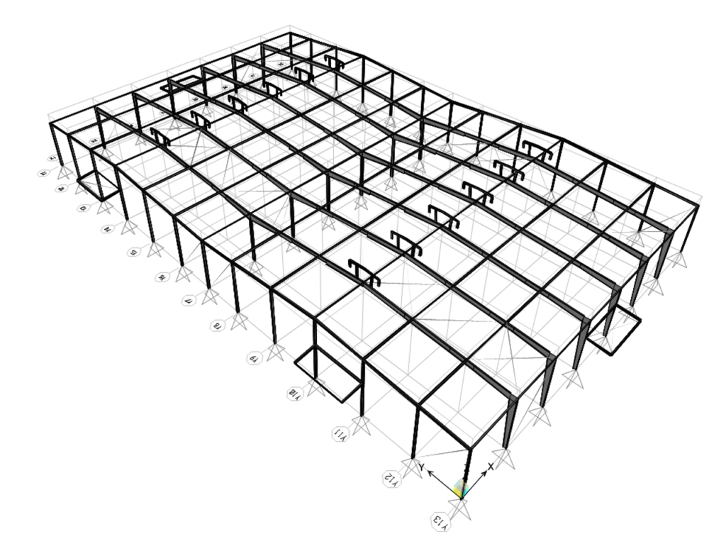 Mẫu khung nhà thép điển hình