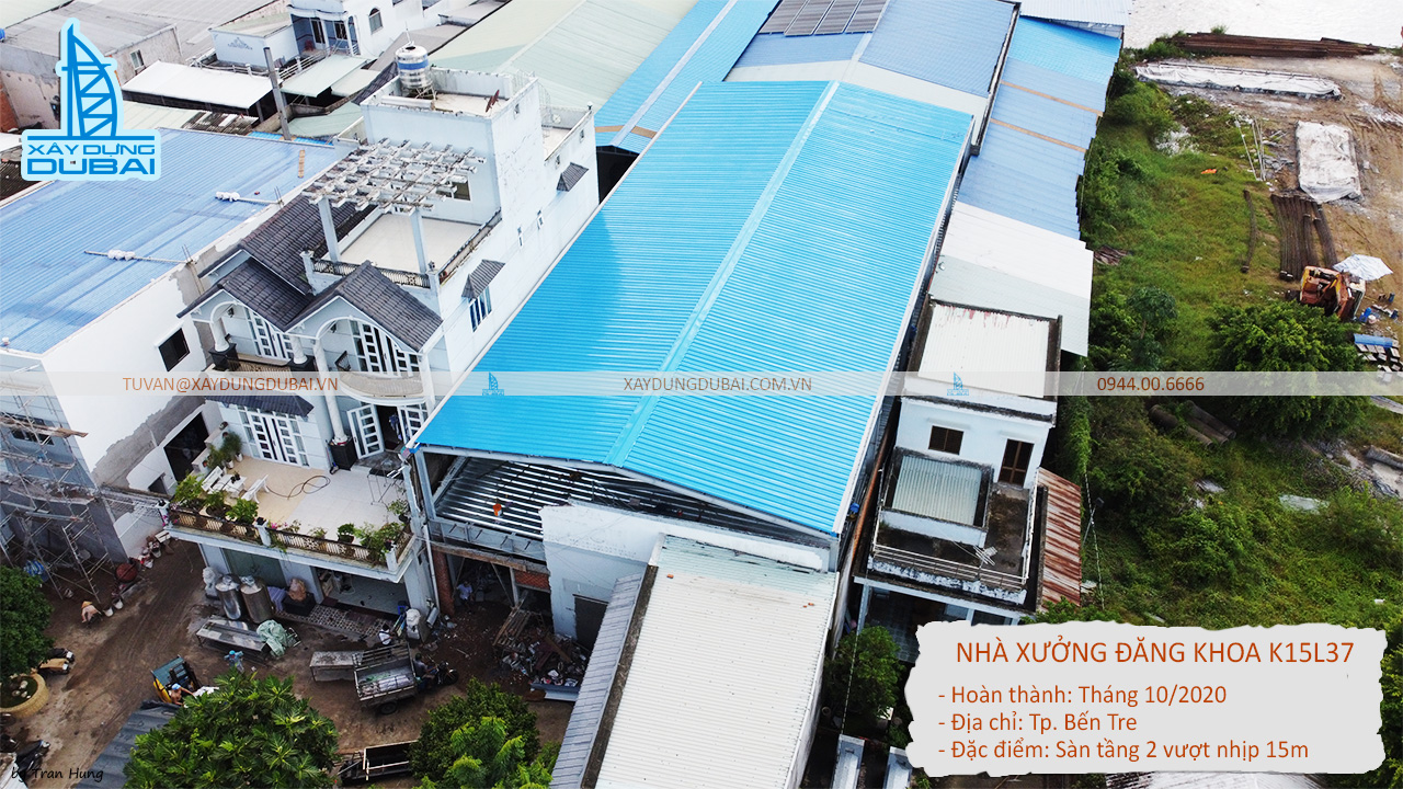 Công trình nhà xưởng tại Bến Tre