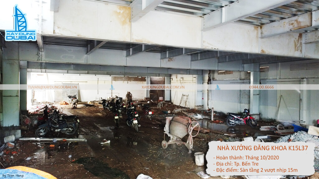 thi công xây dựng nhà xưởng tại Trà Vinh