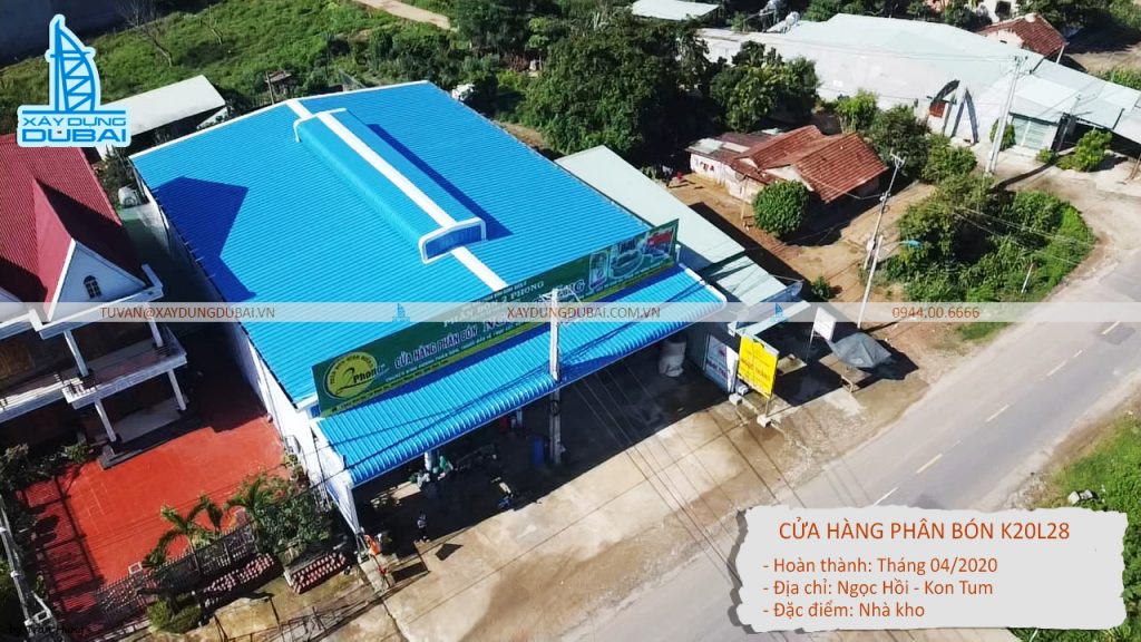 Công trình kho xưởng phân bón Ngọc Hồi Kon Tum