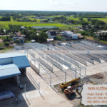 Dự án nhà thép tiền chế bò sữa Long An