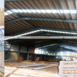 Khung nhà thép tiền chế Gara Oto