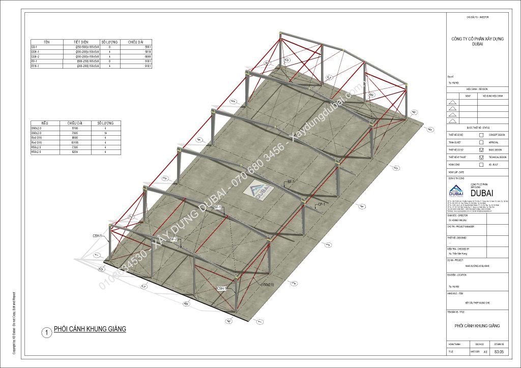 HỒ SƠ THIẾT KẾ NHÀ XƯỞNG RỘNG 18M DÀI 40M CAO 6M MIỄN PHÍ! 14 NX K18L40H6 Sheet S3 05 PHOI CANH KHUNG GIANG