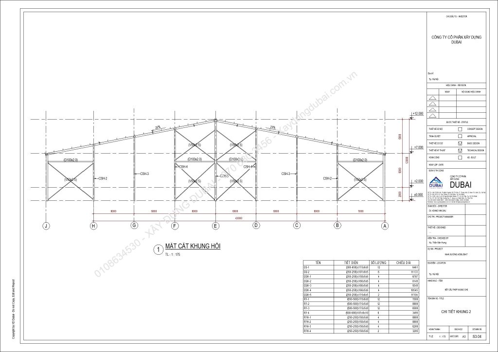 HỒ SƠ THIẾT KẾ NHÀ XƯỞNG RỘNG 50M DÀI 50M CAO 7M MIỄN PHÍ! 13 NX K50L50H7 Sheet S3 04 CHI TIET KHUNG 2