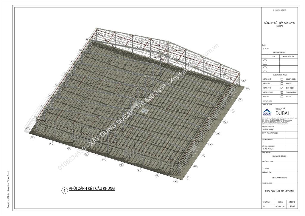 NX K65L60H8 Sheet S3 06 PHOI CANH KHUNG KET CAU