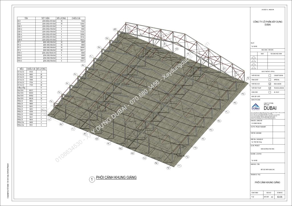 HỒ SƠ THIẾT KẾ NHÀ XƯỞNG RỘNG 70M DÀI 70M CAO 8M MIỄN PHÍ! 13 Bản vẽ nhà xưởng rộng 70m