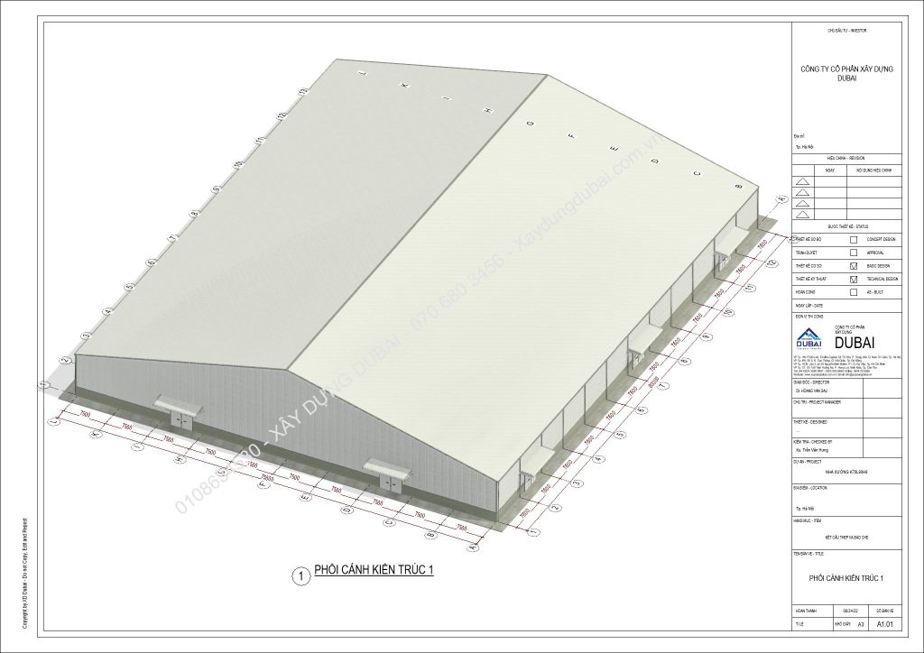 HỒ SƠ THIẾT KẾ NHÀ XƯỞNG RỘNG 75M DÀI 90M CAO 8M MIỄN PHÍ! 10 Bản vẽ nhà xưởng rộng 95m