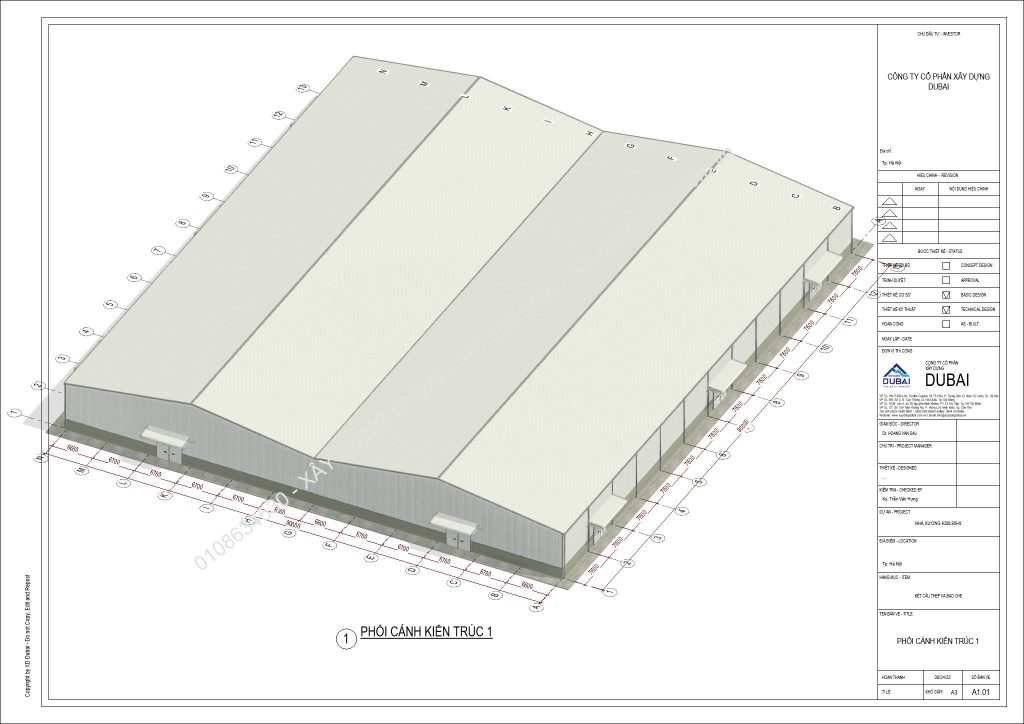 Nhà xưởng rộng 80m